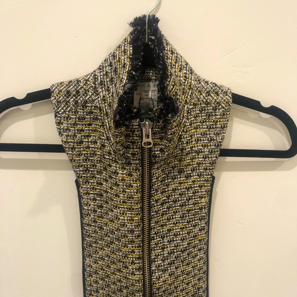 New Veronica Beard Adara Tweed Dickey
